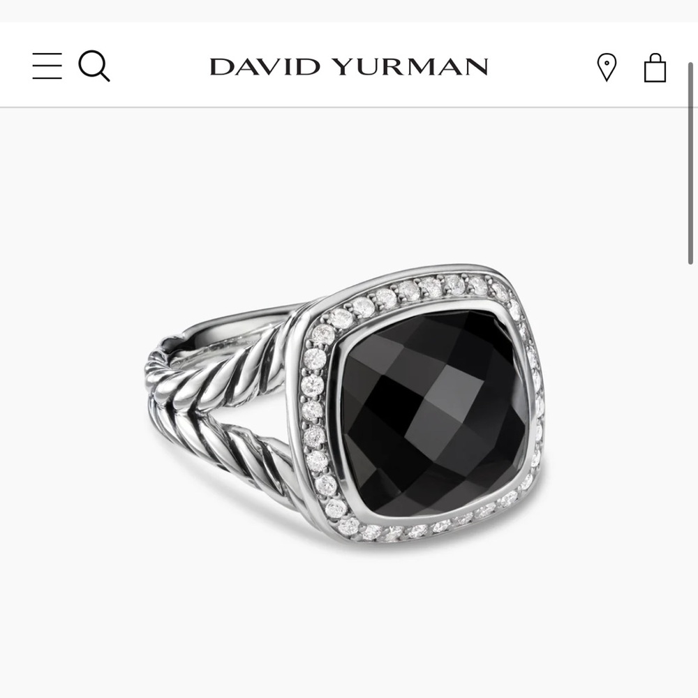 David Yurman Ring For Sale Black Onyx - Picture 1 of 2